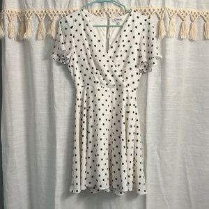 Express White Polka Dot size 2